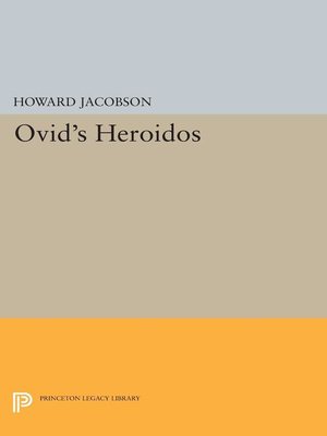 cover image of Ovid's Heroidos